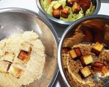 ♫さつまいものあられ三味抹茶きな粉黒糖♫作り方4写真