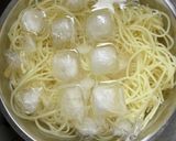 納豆キムチ冷製パスタ作り方2写真