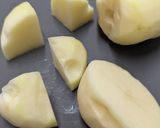 鶏肉とじゃがいものトマト缶焼き作り方1写真