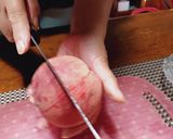 桃の切り方パッカーンビックリするよ！作り方4写真