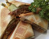 ハンバーグホットサンド♪作り方1写真