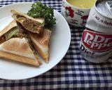 ハンバーグホットサンド♪作り方4写真