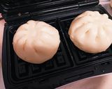 簡単!肉まんワッフル作り方3写真