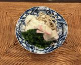 出汁作らずトロトロ山芋とつる紫うどん作り方6写真