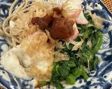 出汁作らずトロトロ山芋とつる紫うどん作り方8写真