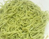 抹茶まとう茶そば ～味噌ごまソースと共に作り方3写真