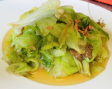 野菜炒め　　　　　　　　レタス炒め作り方8写真