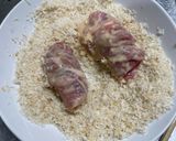 豚小間肉の大葉チーズかつ作り方7写真