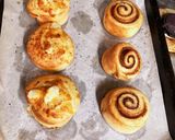 安い米粉のシナモンロールとチーズロール作り方10写真