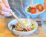 酢玉ねぎと納豆のサラダ作り方5写真