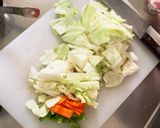 簡単さっぱりレモンオイスター焼うどん作り方2写真
