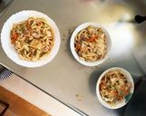 簡単さっぱりレモンオイスター焼うどん作り方6写真