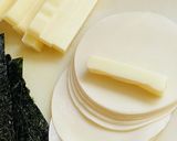チーズ餃子揚げ　#チーズ作り方2写真