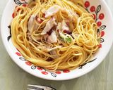 おろしポン酢だこの冷製パスタ　みんと風作り方7写真