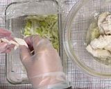 レンチン簡単つくおき 長ネギささみ作り方4写真