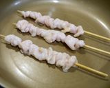 簡単！焼き鳥☆しっとり鶏皮作り方3写真