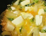 ゴーヤー&オクラの豆腐玉子丼作り方3写真