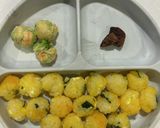 お子様おにぎり④カボチャとチーズおにぎり作り方3写真