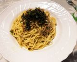 一人暮らしの味方！具なし和風パスタ作り方5写真