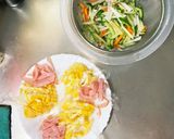 お一人様☆市販の冷やし中華でピリ辛パスタ作り方4写真