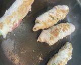 簡単！ちくわ•しそ•チーズの豚こま肉巻き作り方3写真