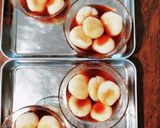 冷やしお豆腐白玉のみたらし餡掛け作り方3写真