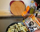青にんにく和風醤油パスタ作り方3写真