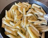 青にんにく和風醤油パスタ作り方4写真
