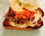 野菜たっぷり牛肉アボカドサンド作り方7写真