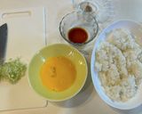 卵と葱だけ卵炒飯作り方1写真