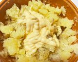 辛子明太マヨポテト焼き作り方4写真