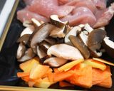 チキンとペンネのトマトソ～ス♪作り方1写真