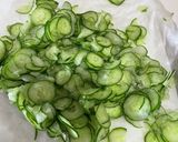 きゅうりと茗荷の酢の物作り方2写真
