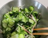 きゅうりと茗荷の酢の物作り方5写真
