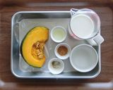 【副菜】レンジでかぼちゃスープ作り方1写真