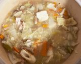 水炊き鍋リメイク八宝菜作り方1写真