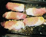 ＊粗挽きウインナーの豚肉巻き＊作り方2写真
