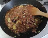 茄子入り肉みそジャージャー麺作り方7写真