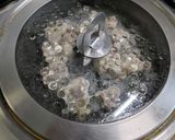 食材最小限のシンプルな茄子鶏味噌そうめん作り方2写真