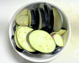フライパンで焼きナスの甘酢和え作り方1写真