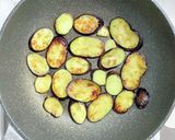 フライパンで焼きナスの甘酢和え作り方3写真