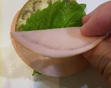 パパ茄子と大葉のハムカツ風作り方2写真