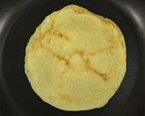 もっちもち♡豆腐でチョコバナナクレープ作り方3写真