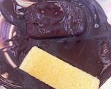 【簡単】チョコかけるだけ！チョコケーキ♡作り方5写真