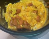 簡単☆お弁当おかず！焼き鳥缶のふわ卵とじ作り方5写真