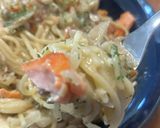生クリーム濃厚サーモンクリームパスタ作り方5写真
