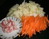 オイスターソースであっさり焼きそば作り方1写真