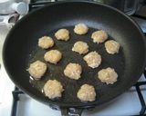 鶏つくねのみぞれがけ作り方3写真