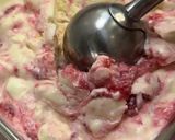 ストロベリーチーズケーキアイスクリーム作り方6写真