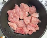 肉を揚げずに酢も使わない梅酢豚作り方3写真